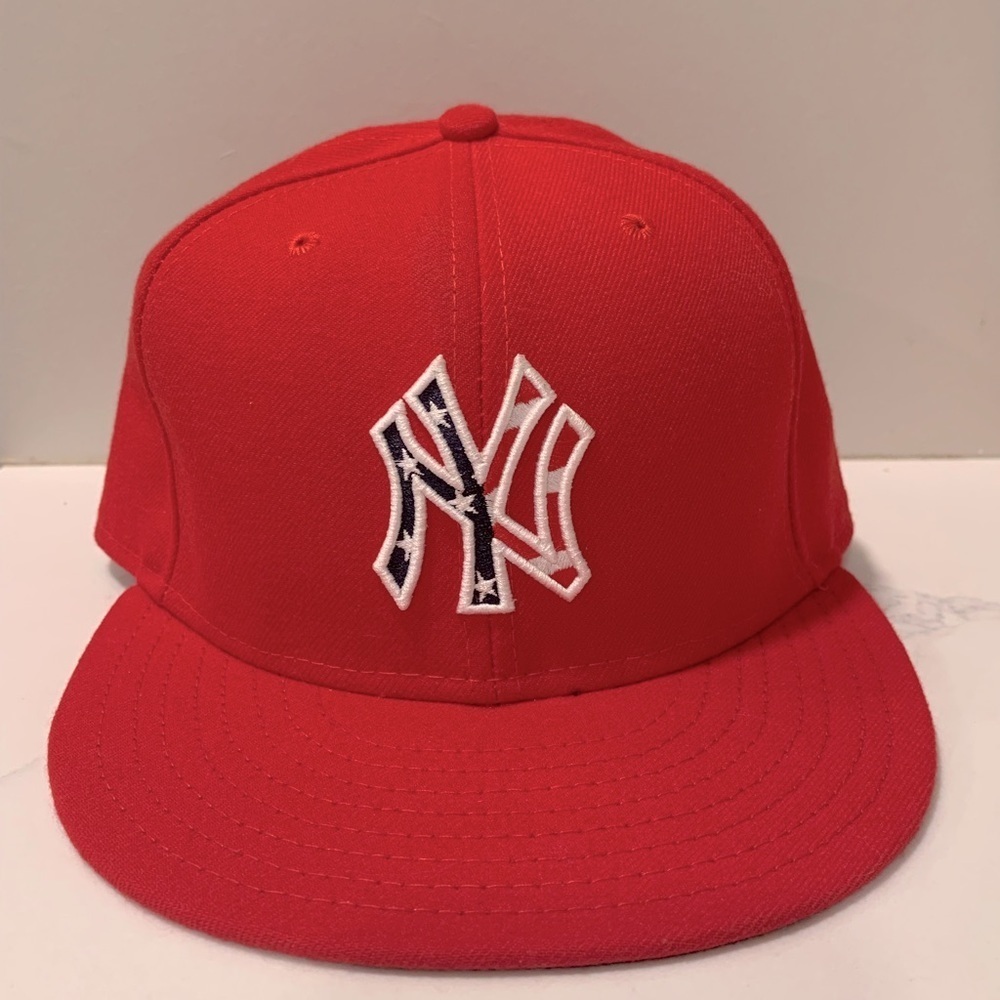 New Era New York Yankees Red Stars & Stripes 59Fifty Fitted Cap 7 1/2 Rd/Wh/Bl